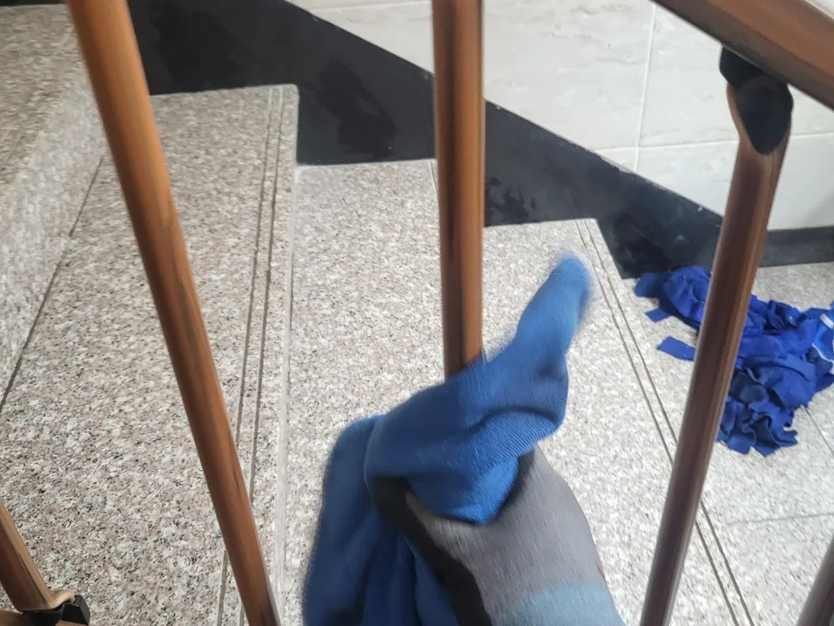 영천시 야사동 건물 난간·손잡이 위생청소 사례 - 행진크린