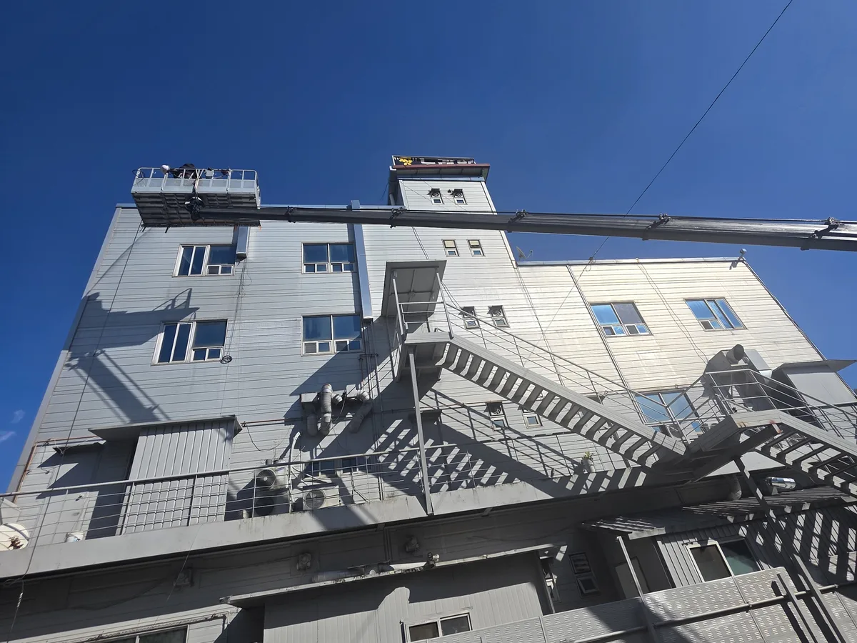 고령군 운수면 건물 화장실 세면대 살균 위생청소 사례 - 행진크린